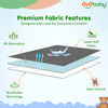 Oyo Baby Waterproof Bed Protector Baby Dry Sheet Small Grey (50 Cm X 70 Cm)