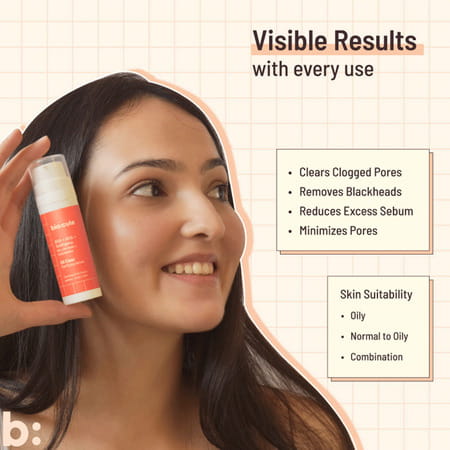 Biocule Oil Clear Clarifying Face Serum With Aha + Bha For Pore Tightening & Oil Control (30 Ml)