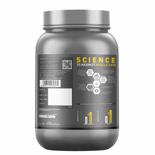 Muscleblaze Biozyme Iso - Zero | Low Carb | 100 Pure Whey Protein Isolate (Tropical Mango | 1 Kg)