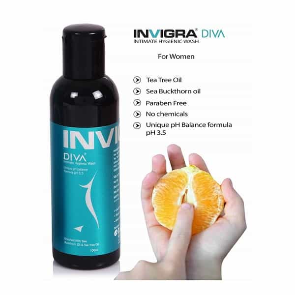 Invigra Diva Intimate Hygeine Wash 100 Ml