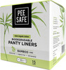 Pee Safe 100% Organic Cotton Biodegradable Panty Liners - Pack Of 15
