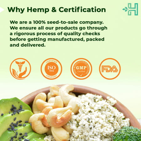 Health Horizons Cold Pressed Hemp Oil For Massage|Omega 6 & 3, Iron, Vitamin E & Amino Acids (100ml)