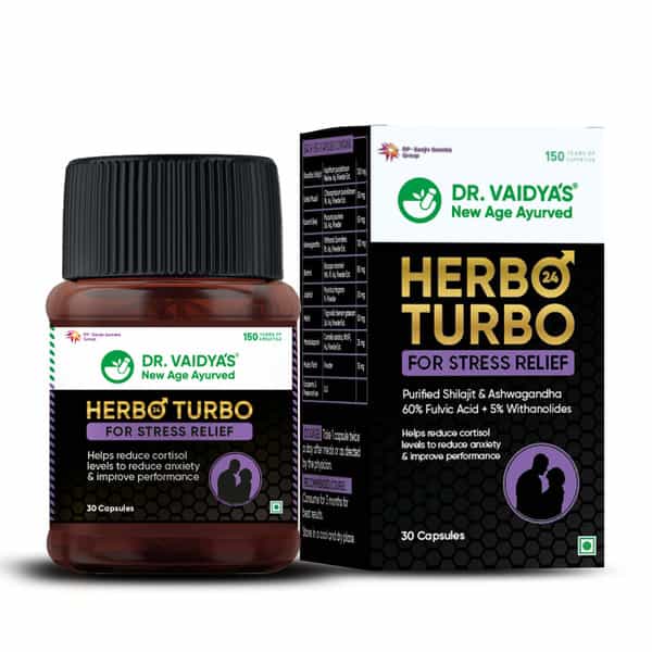 Dr. Vaidya's Herbo24turbo Made For Stress Relief(Pack Of 2)