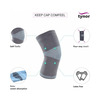Tynor Knee Cap Comfeel - Grey - Small - Pack Of 2