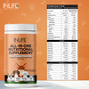 Inlife Nutritional Meal Mix Powder For Dogs Cats And Pets, Pet Protein Supplement - 500G (Chocolate)