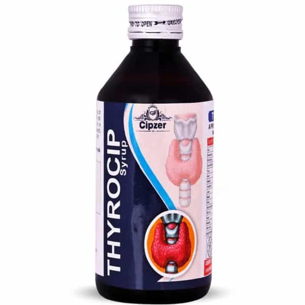 Cipzer Thyrocip Syrup 200Ml | Supports Thyroid Health & Hormonal Balance