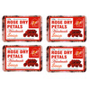 Ynb Yours Natural Buddy Organic Rose Dry Petals Handmade Sls & Paraben Free Soap 120g (Pack Of 4)