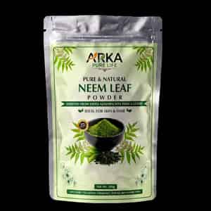 Arka Pure Life 100% Natural Neem Leaf Powder For Face | Pure & Organic Anti-acne Face Pack (200g)