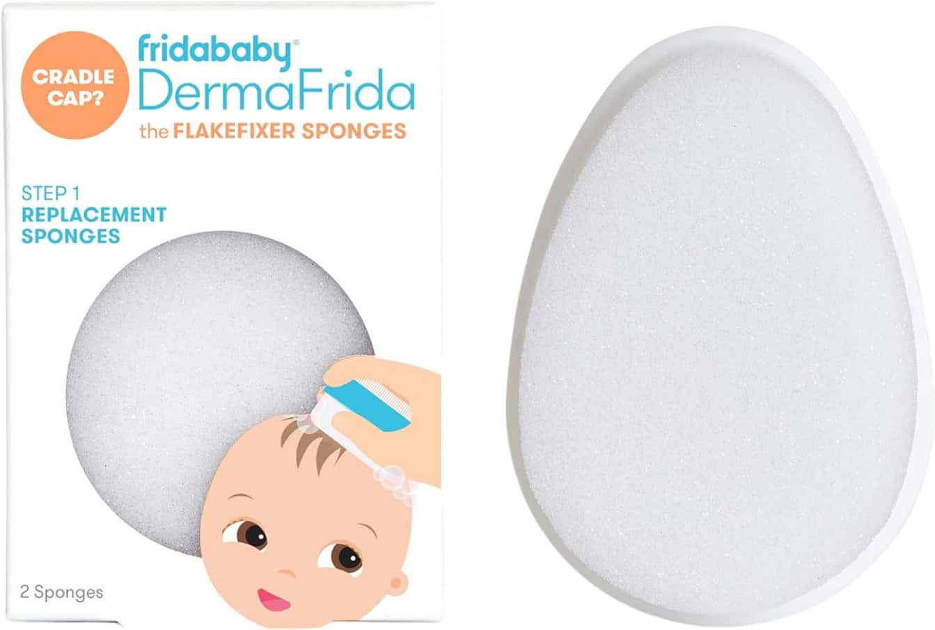 Fridababy Dermafrida Flakefixer Replacement Sponges | Baby Cradle Cap Care | Pack Of 2