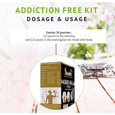 Shuddhi Addict-Free Powder | Ayurvedic Nasha Killer| 30 Sachets