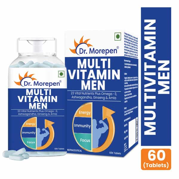 Dr. Morepen Testo Boost And Multivitamin Men Tablets - 120 Veg Tablets