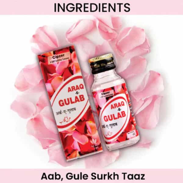 Cipzer Araq-E-Gulab 100Ml | Premium Rose Water For Skin Hydration| Toning & Anti-Aging