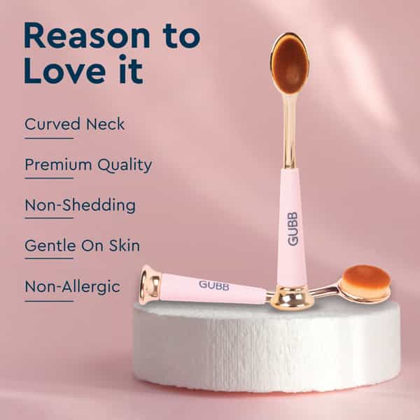 Gubb Multi-Use Oval Makeup Brush