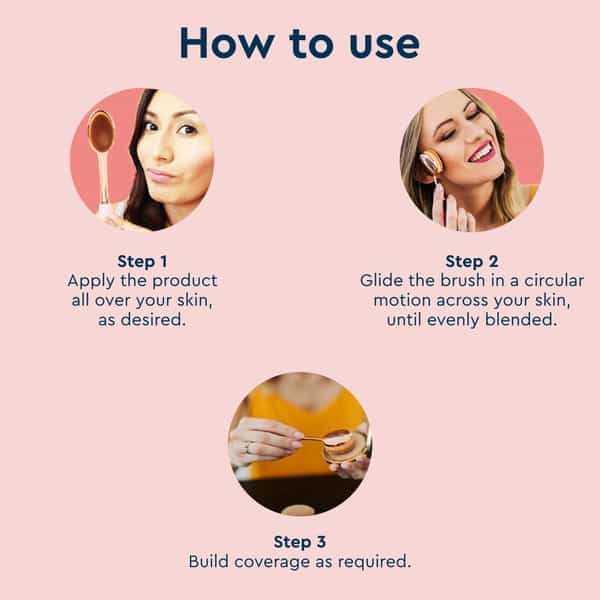 Gubb Multi-Use Oval Makeup Brush