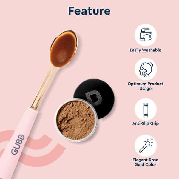 Gubb Multi-Use Oval Makeup Brush