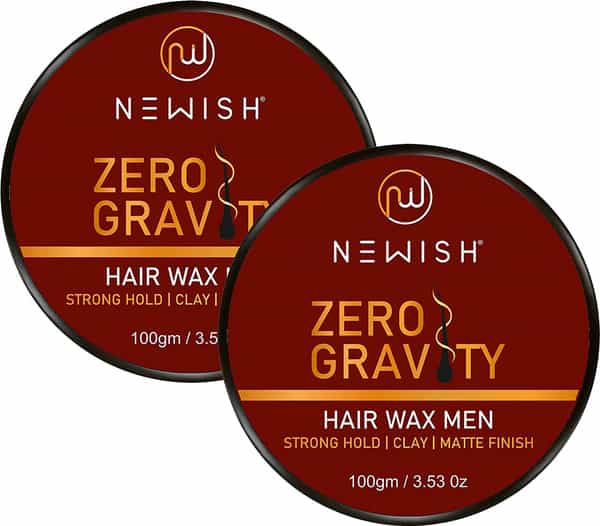 Newish Hair Wax Men Strong Hold 100Gm (Pack Of 2)