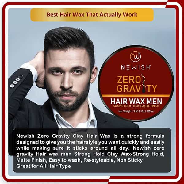 Newish Hair Wax Men Strong Hold 100Gm (Pack Of 2)