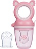 Buddsbuddy Bpa Free 2 Stage Baby Fruit & Food Nibbler Infant Baby - Pink