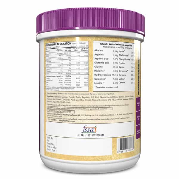 Healthyhey Nutrition Gold Collagen Lemon 200 Gm