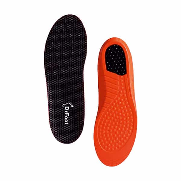 Dr Foot Arch Support Gel Insole Pair|All-Day Comfort|Full-Length Orthotics|Unisex - 1 Pair (Size S)