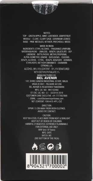 Bel Avenir Desire Men Perfume 100 Ml
