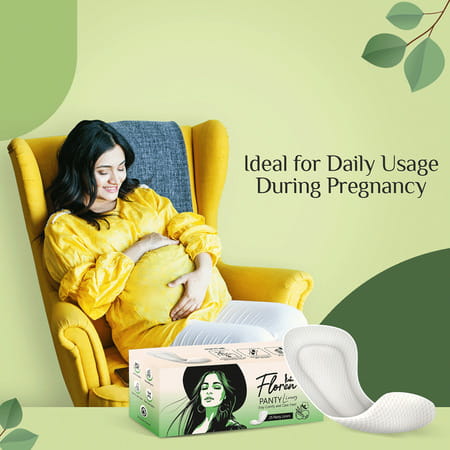 Floren Panty Liners |Cottony-Soft Surface With 185mm Optimal Coverage (25 Liners) - Pack Of 1