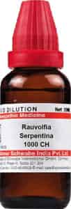 Dr. Willmar Schwabe India Rauvolfia Serpentina Dilution 1000 Ch Pack Of 2 | 30ml Each