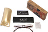 Klar Eye Half Rim Rectangle Reading Glasses Men And Women +0.75 To +3.50 +2.75 Power Yellow Gold