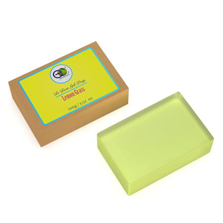 Eo Naturals Le Luxe Gel Soap Gel Bar With Skin Conditioners 100 Gm (Lemongrass)