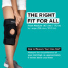 Truhabit Hinged Knee Brace For Knee Pain | Open Patella Knee Support | Universal Size (1 Unit)