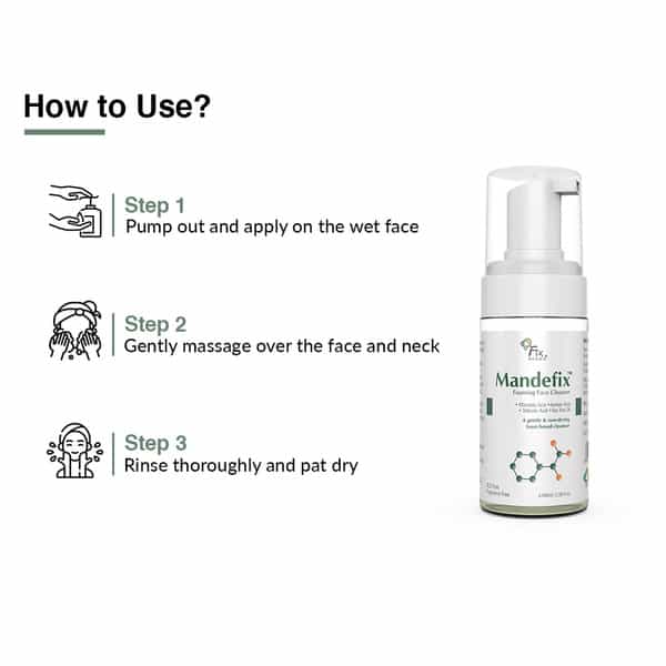 Fixderma Mandefix Foaming Cleanser With 2% Salicylic Acid - 100Ml