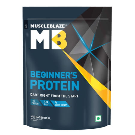 Muscleblaze Beginner'S Whey Protein | No Added Sugar | Faster Muscle Recovery (Chocolate | 1 Kg)
