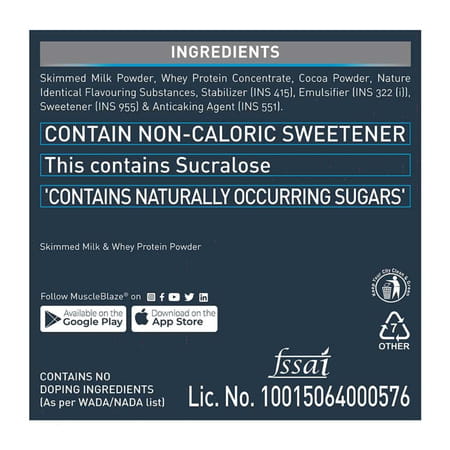 Muscleblaze Beginner'S Whey Protein Powder (Chocolate 1kg) | 12g Protein Per Scoop