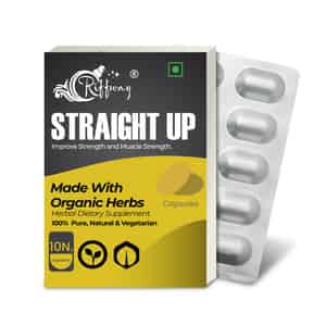 Straight Up Wellness Capsule For Men | Energy | Power & Immunity (10 Caps)