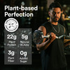 Wellbeing Nutrition Organic Vegan Plant Powder | 22g Protein | 5g Bcaa | Canadian Mixed Berry 500gm