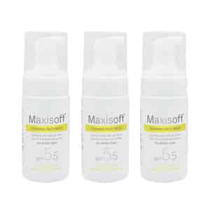 Maxisoft Foaming Face Wash | For All Skin Types | Ph 5.5 | Bottle | 100 Ml | Pack Of 3