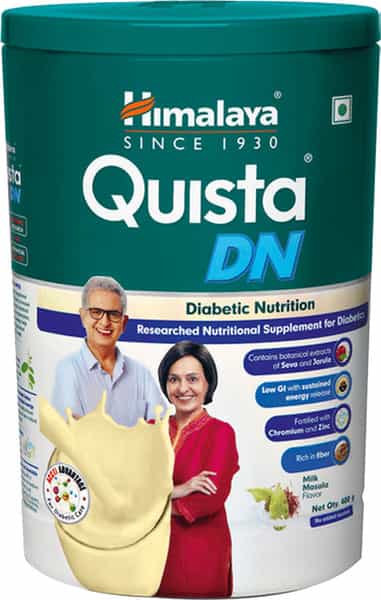 Himalaya Quista Dn Diabetic Nutrition | Milk Masala | Jar | 400 Gm