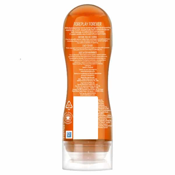 Durex Massage Lube Guarana Stimulating Lubricant Gel 200 Ml
