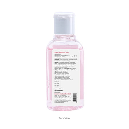 Pearldew Sanitizer (Cherry Blossom) | Aloe & Neem | Paraben Free | 60ml (Pack Of 12)