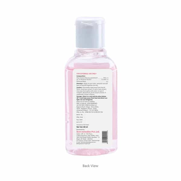 Pearldew Sanitizer (Cherry Blossom) | Aloe & Neem | Paraben Free | 60Ml (Pack Of 12)
