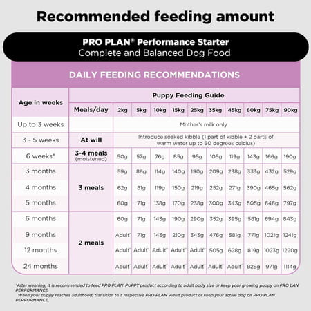 Purina Pro Plan Performance Kibble Starter | Puppies & Mothers | 3 Kg Pack