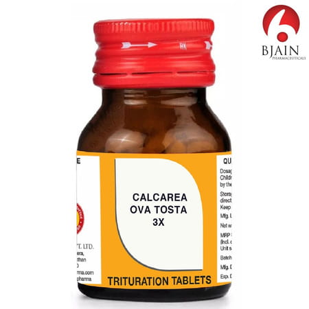 Bjain Calcarea Ova Testa Trituration Tablet 3x | 25gm