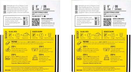 Serapheena Keto Cake Mix With Almond Flour Sugar Free Diabetic Friendly 120g(Pack Of 2) (Vanilla)