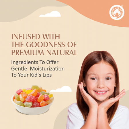 Mom & World Kidsy Naturalcandy Floss Lip Balm + Kidsy Natural Kola Flavor Lip Balm 13.5 G