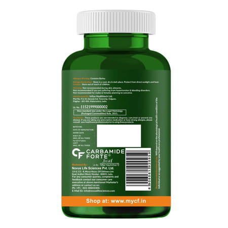 Carbamide Forte Plant Based Multivitamin With 82 Ingredients-60 Tablets