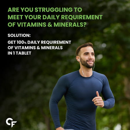 Carbamide Forte Plant Based Multivitamin With 82 Ingredients-60 Tablets