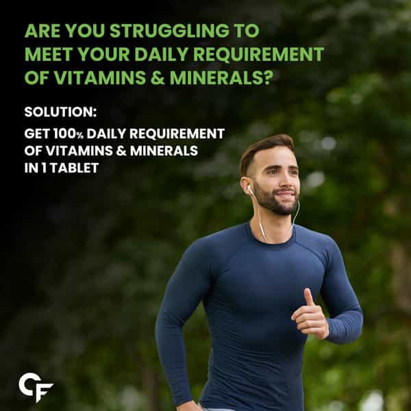 Carbamide Forte Plant Based Multivitamin With 82 Ingredients-60 Tablets