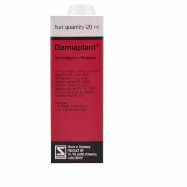 Dr. Willmar Schwabe Germany Damiaplant 20Ml Drop