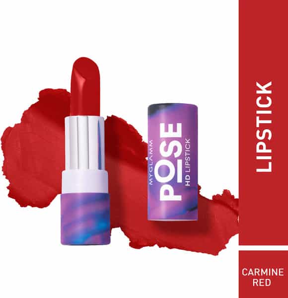 Myglamm Pose Hd Lipstick-Carmine Red