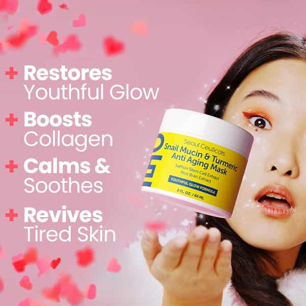 Seoul Ceuticals Snail Mucin & Turmeric Mask 60 Ml